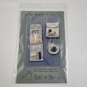Heart to Hand “Things for Thimbles” #177 UNCUT SEWING PATTERN Sewing Kit